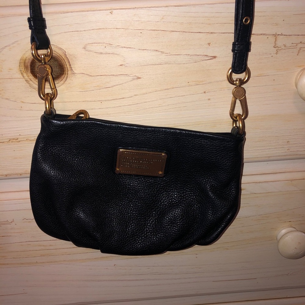 Marc Jacobs Classic Black Leather Q Percy Bag - Picture 11 of 12